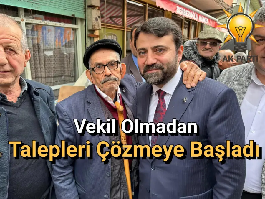 AK PARTİ MİLLETVEKİLİ ADAYI CEM ŞAHİN KOLLARI ERKEN SIVADI