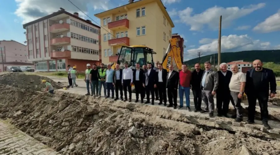 Eflani ilçemizde doğal gaz kullanımı için başlatılan altyapı çalışmalarını yerinde inceledik