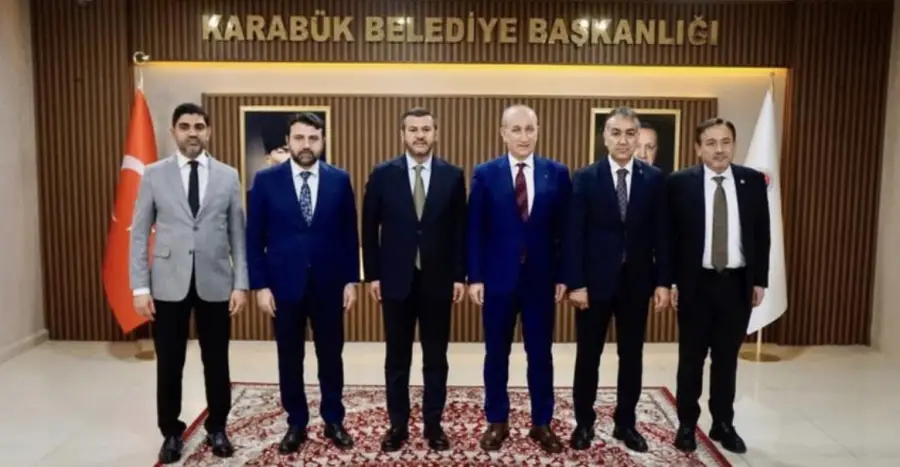 Bakan Yardımcımız Bulut iler birlikte belediyemize ziyaret