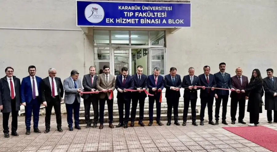 Tıp Fakültesi Ek Binası için düzenlenen açılış törenine katıldık.