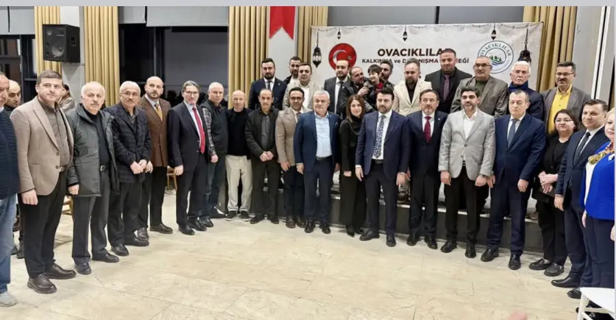 Ovacıklılar Kalkınma ve Dayanışma Derneği’nin düzenlediği iftarA katıldık
