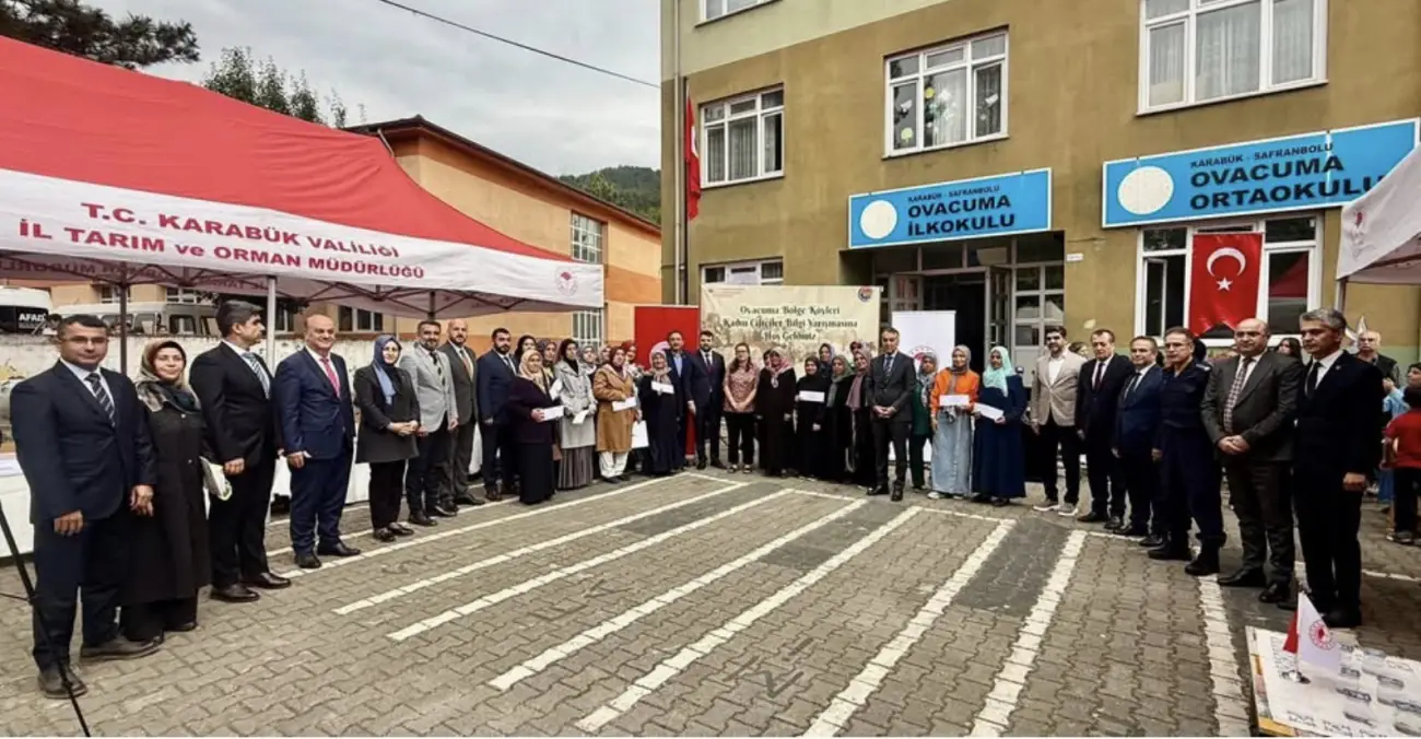 Ovacuma Köyleri Kadın Çiftçiler Bilgi Yarışması’na katıldık.
