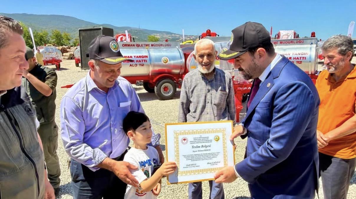 Karabük’ümüzde ORKÖY destekleri kapsamında temin edilen 22 su tankerinin teslim törenine katıldık.